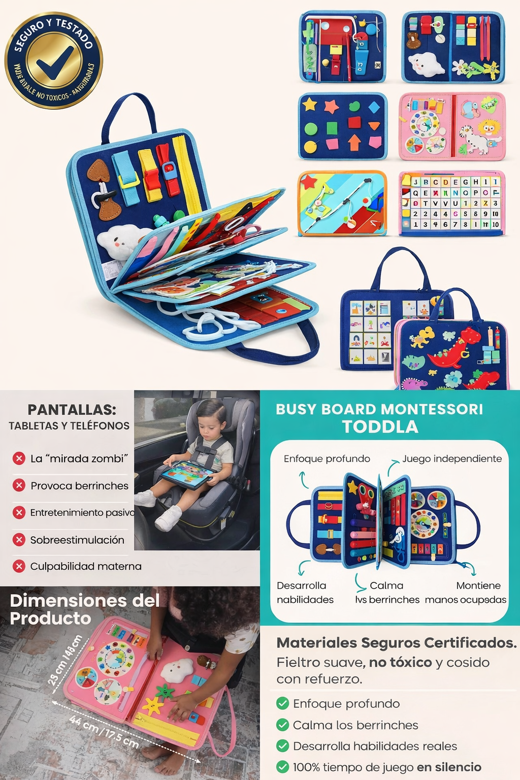 PequeNido™ CalmKit Montessori (1–3 años)