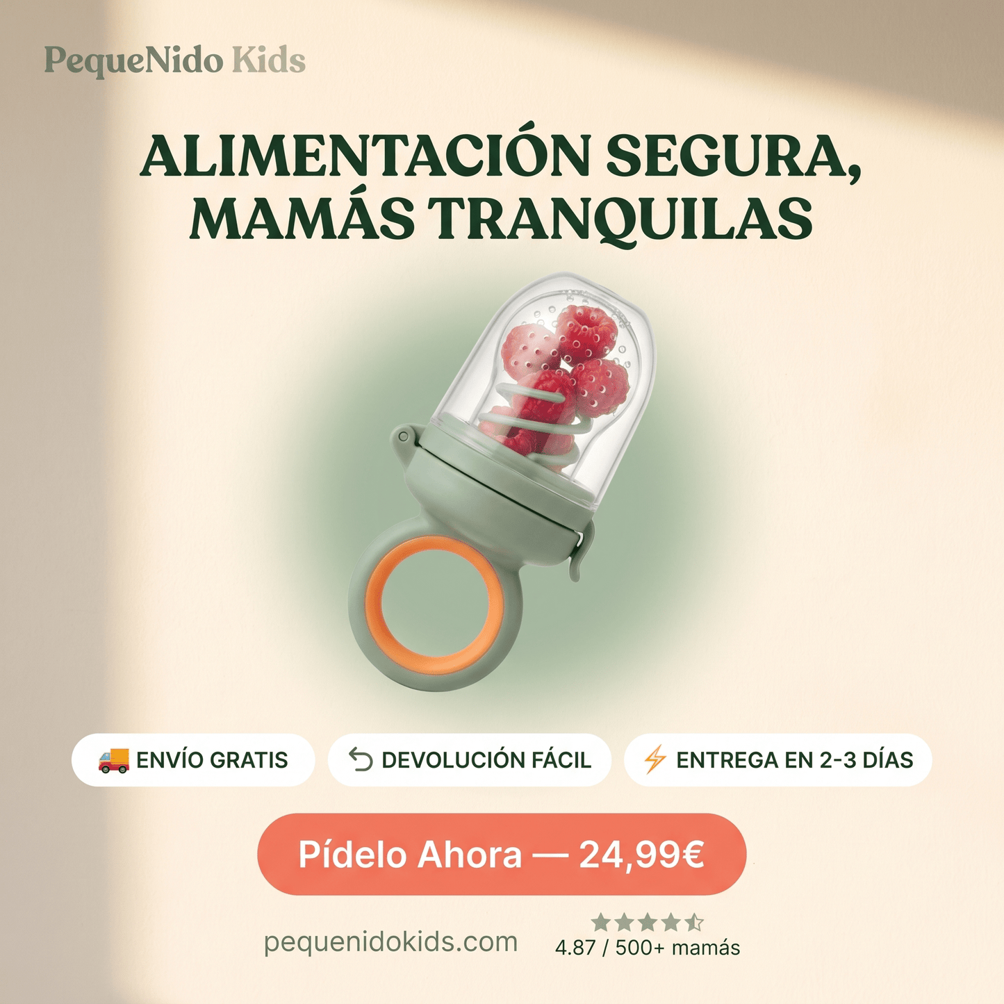 PequeNido™ Chupete Alimentador