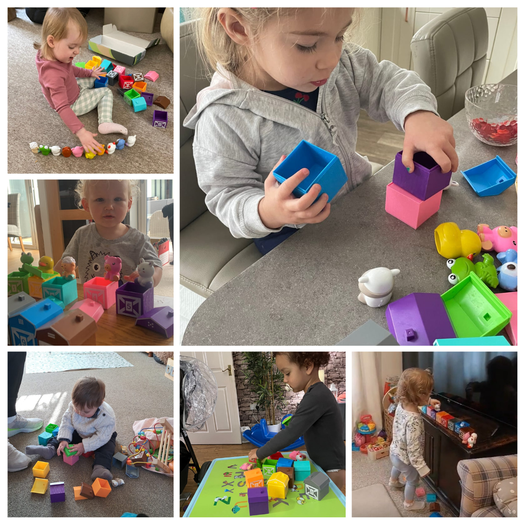 PequeNido™ Conjunto Montessori de animales de granja (20 piezas)