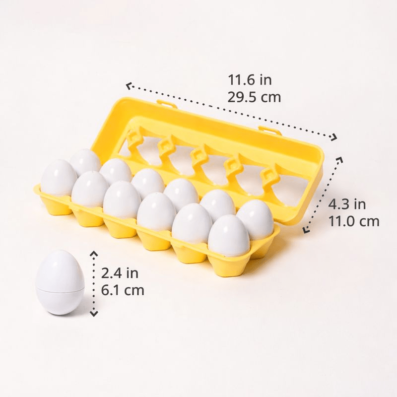 PequeNido™ Huevos Geométricos Montessori