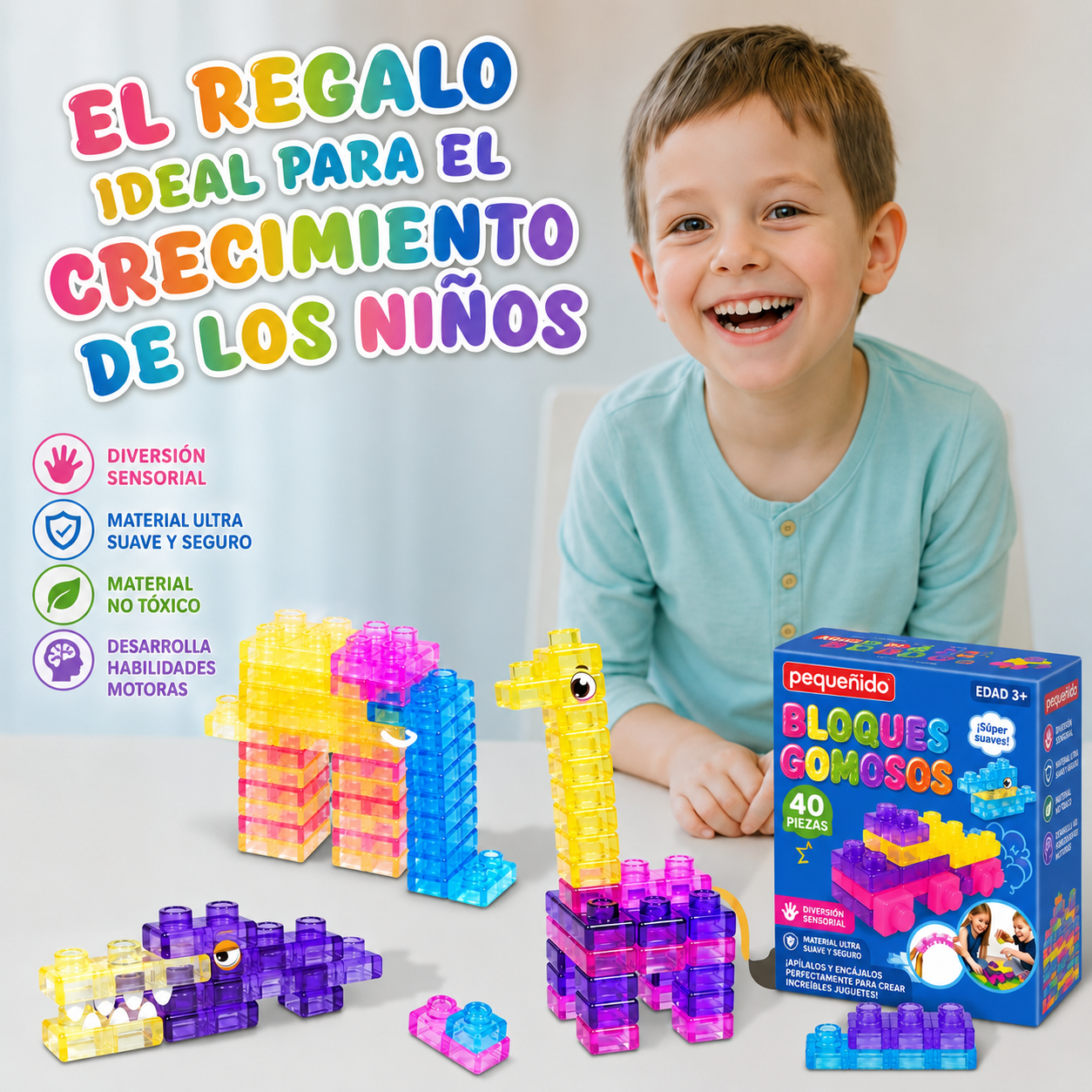 PequeNido™ Bloques Gomosos