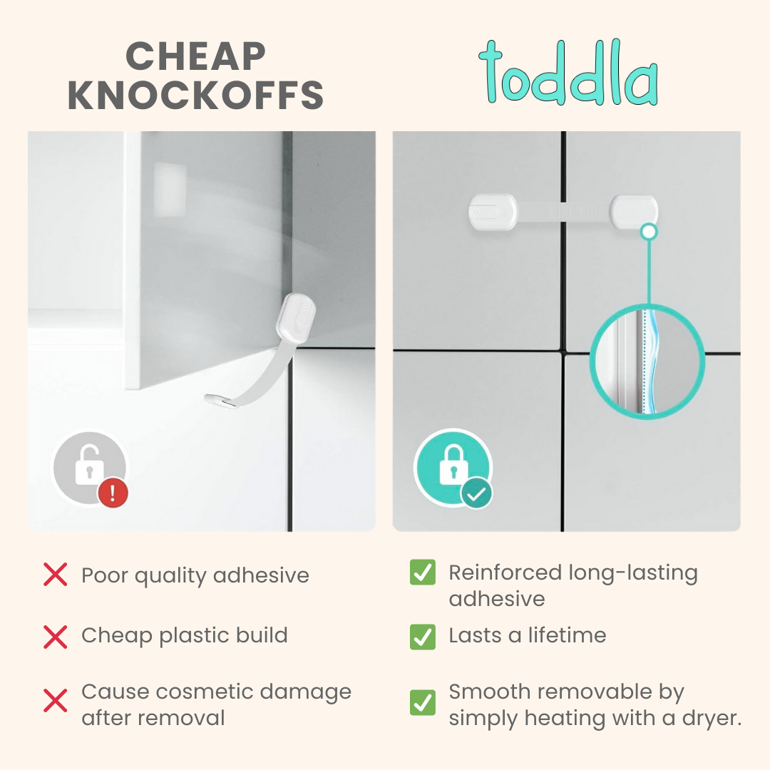 Cierres de seguridad para bebés PequeNido™ (paquete de 8)