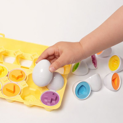PequeNido™ Huevos Geométricos Montessori