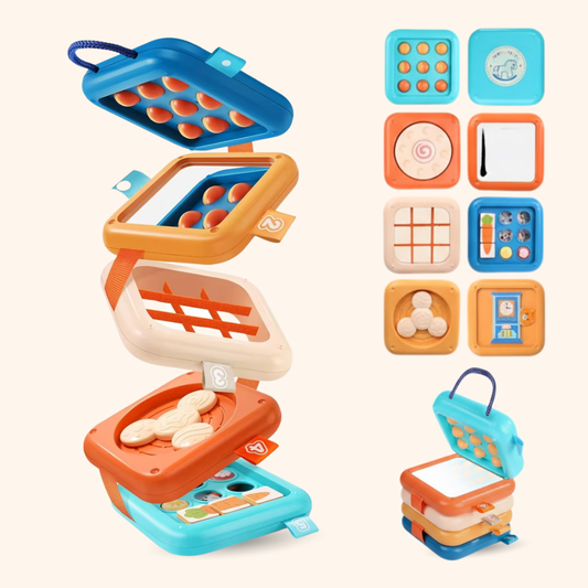 PequeNido™ Cubo Montessori 7 en 1 - Aprendizaje práctico para mentes creativas