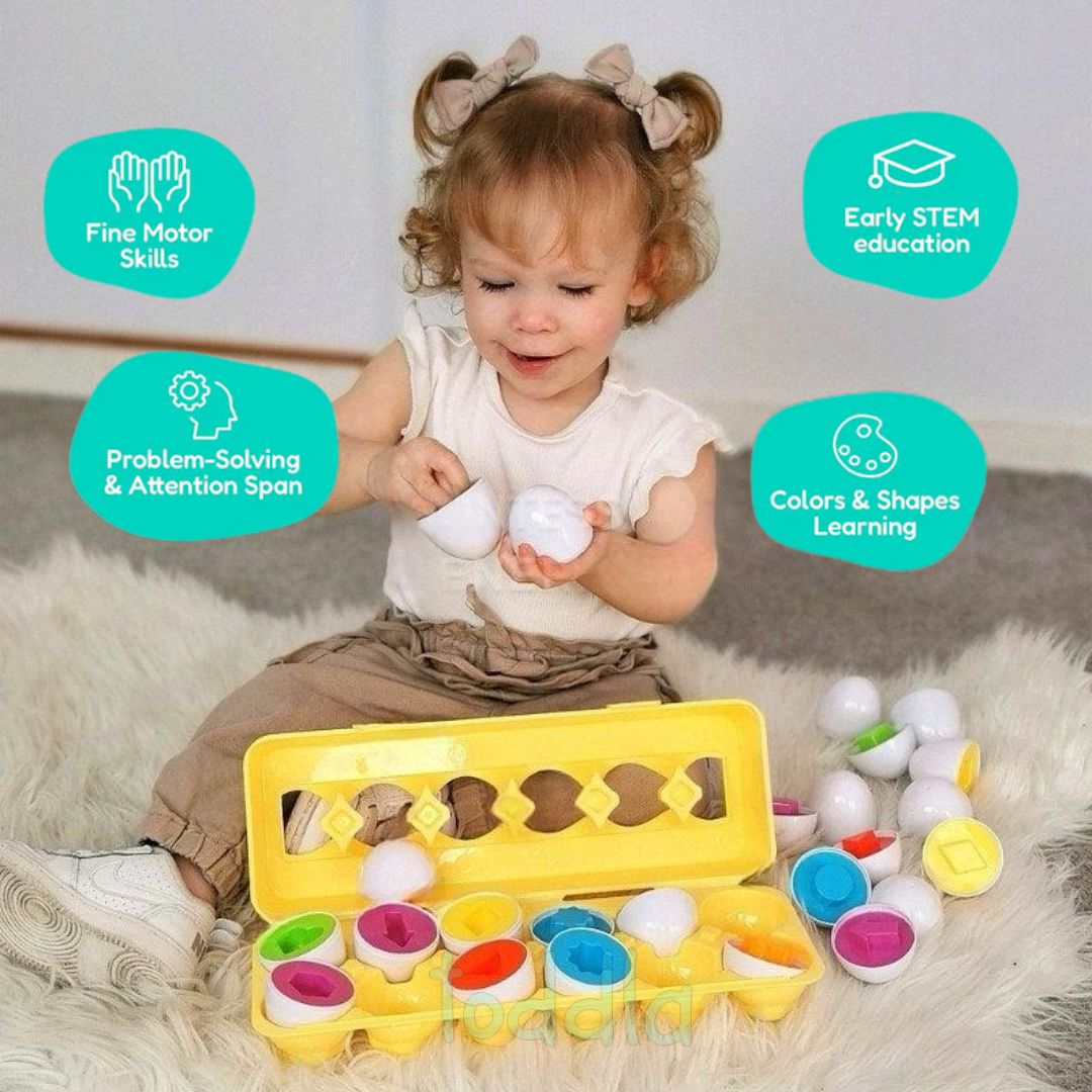 PequeNido™ Huevos Geométricos Montessori