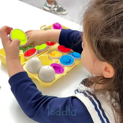 PequeNido™ Huevos Geométricos Montessori
