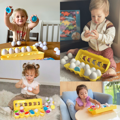 PequeNido™ Huevos Geométricos Montessori