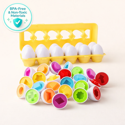 PequeNido™ Huevos Geométricos Montessori