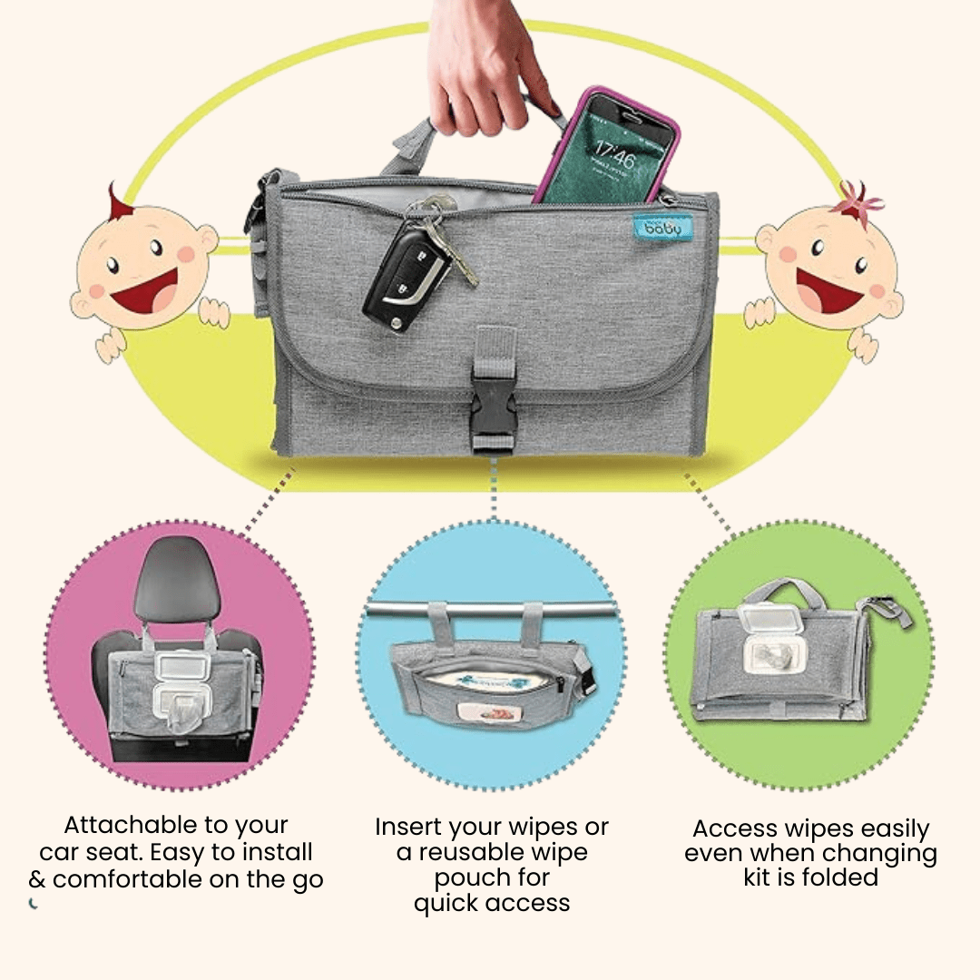 PequeNido™ Cambiador de pañales portátil para llevar