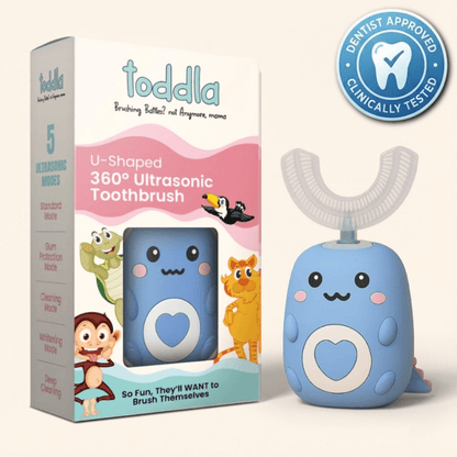 PequeNido™ Cepillo de dientes ultrasónico en forma de U de 360°