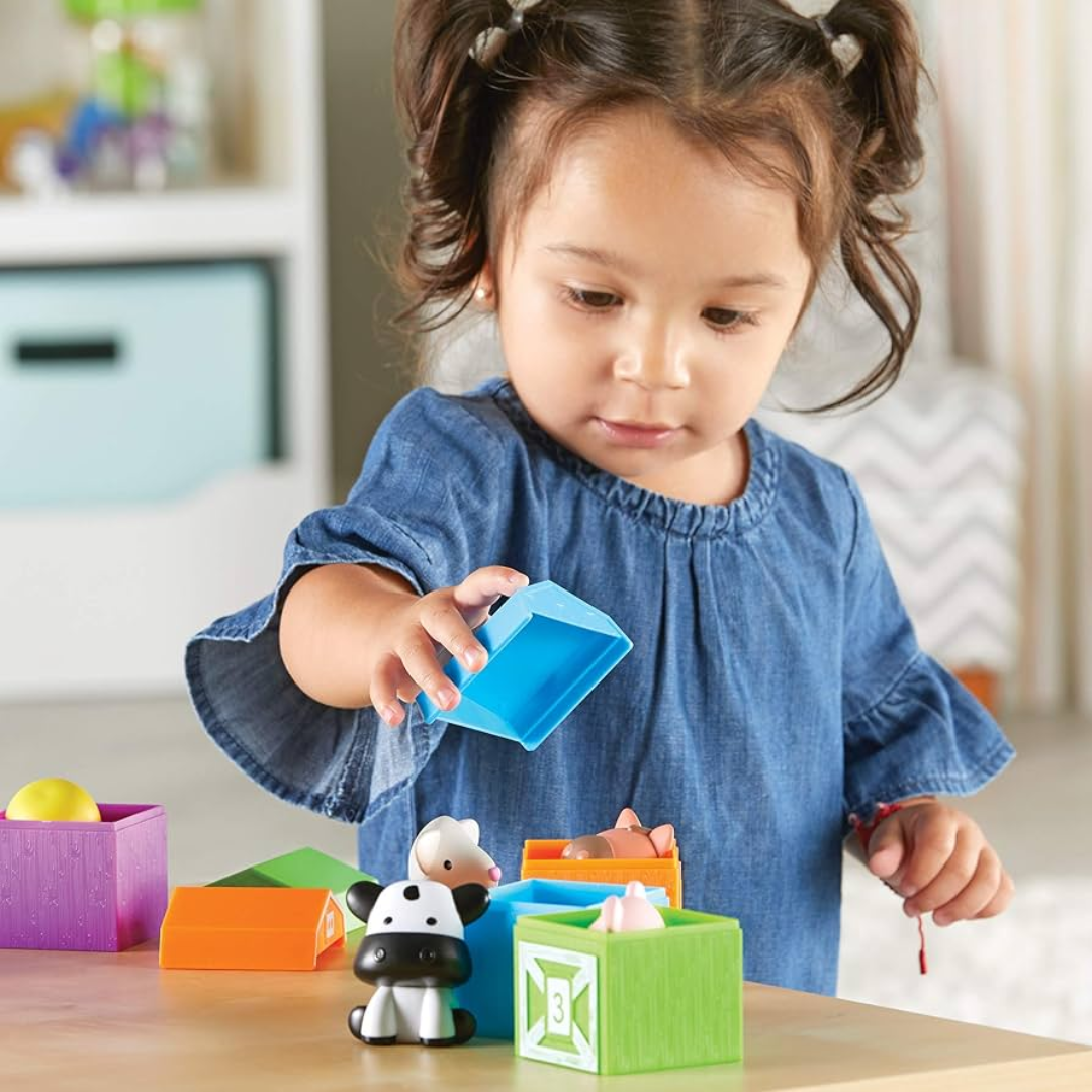 PequeNido™ Conjunto Montessori de animales de granja (20 piezas)