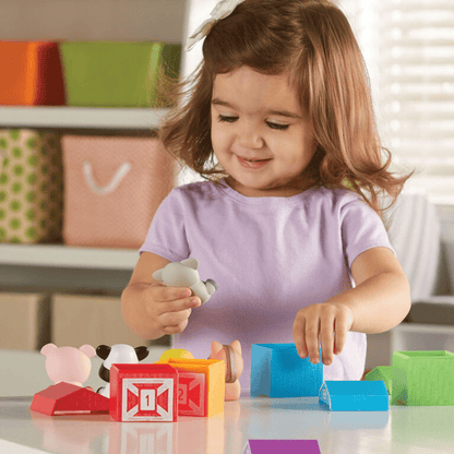 PequeNido™ Conjunto Montessori de animales de granja (20 piezas)