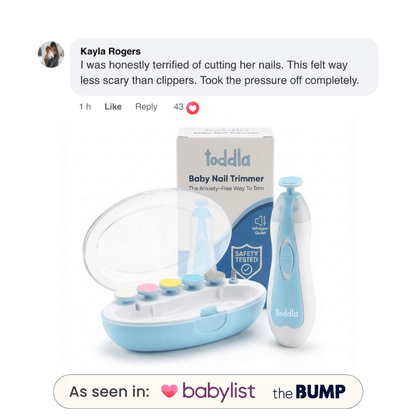 PequeNido™ Cortaúñas para bebé – Cuidado de uñas suave, seguro y sin esfuerzo para tu pequeño