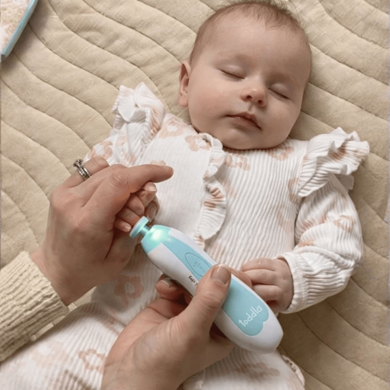 PequeNido™ Cortaúñas para bebé – Cuidado de uñas suave, seguro y sin esfuerzo para tu pequeño