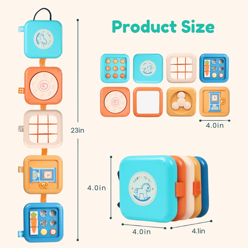 PequeNido™ Cubo Montessori 7 en 1 - Aprendizaje práctico para mentes creativas