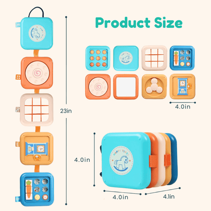 PequeNido™ Cubo Montessori 7 en 1 - Aprendizaje práctico para mentes creativas