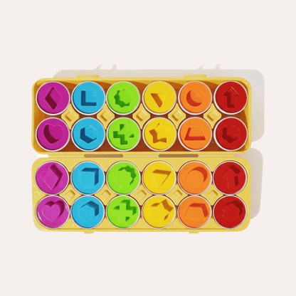 PequeNido™ Huevos Geométricos Montessori