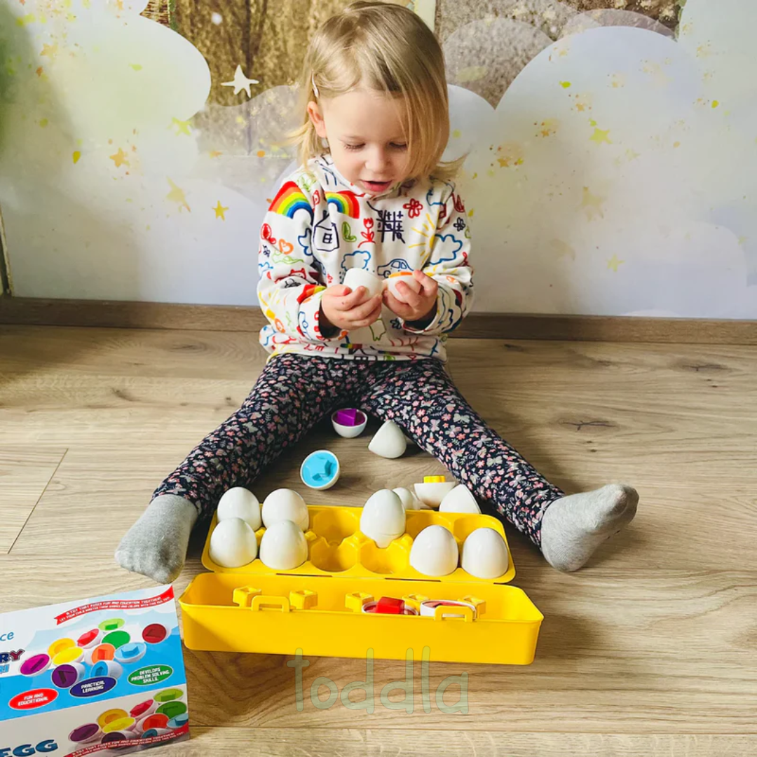 PequeNido™ Huevos Geométricos Montessori