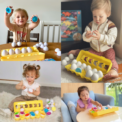 PequeNido™ Huevos Geométricos Montessori