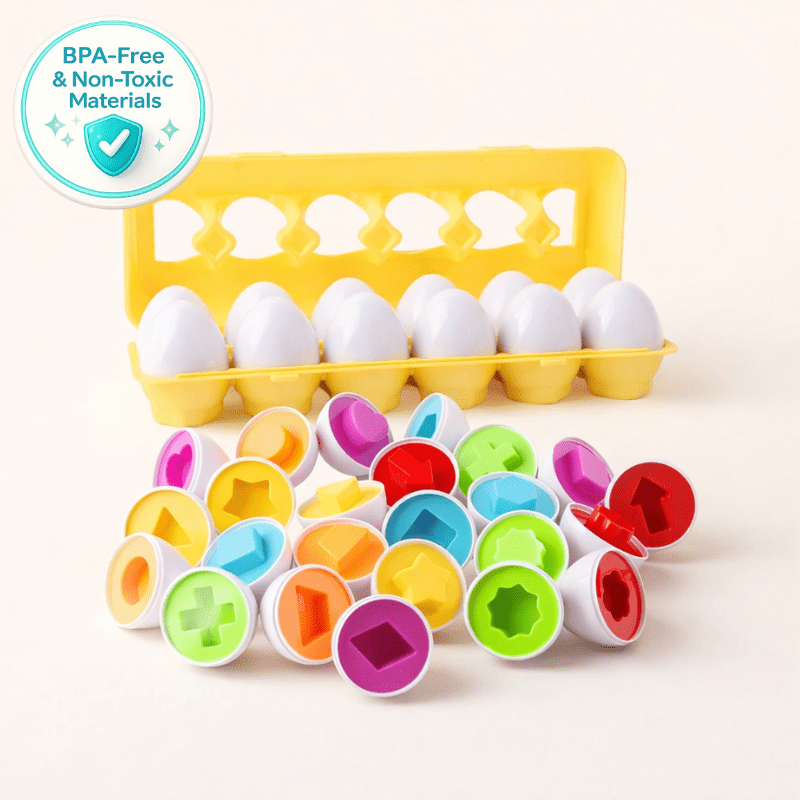 PequeNido™ Huevos Geométricos Montessori