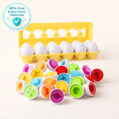 PequeNido™ Huevos Geométricos Montessori