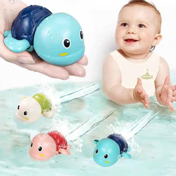 PequeNido™ Juguetes de baño en forma de tortuga (paquete de 3)