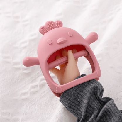 PequeNido™ Mordedor de silicona suave para bebé – masticación segura y suave para bebés