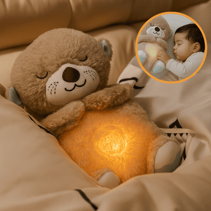 PequeNido™ Peluche de nutria calmante – Compañero de abrazos suave y reconfortante