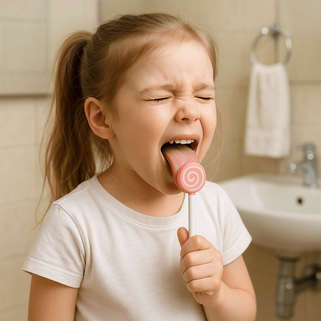 PequeNido™ Raspador de lengua para niños