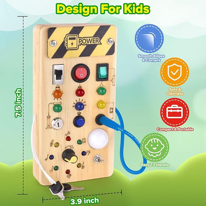 PequeNido™ Tablero Montessori de interruptores
