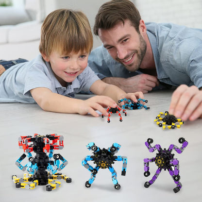 PequeNido™ Transformer Spinners Antiestrés (4 piezas)