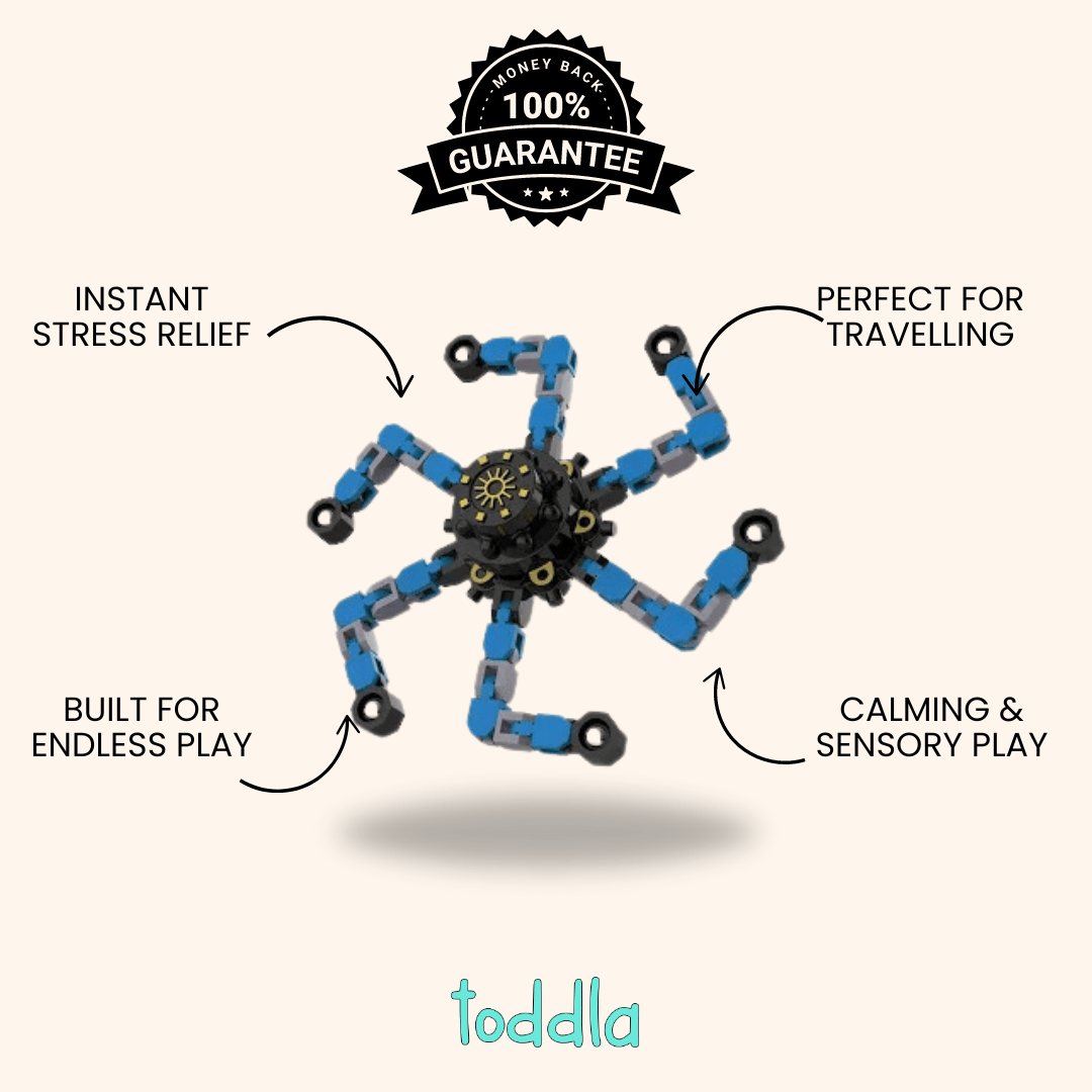PequeNido™ Transformer Spinners Antiestrés (4 piezas)