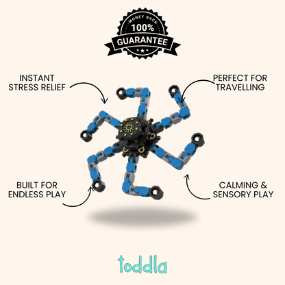 PequeNido™ Transformer Spinners Antiestrés (4 piezas)